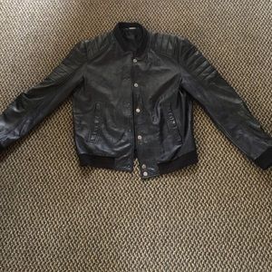 VINTAGE VERSACE LEATHER JACKET